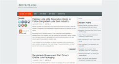 Desktop Screenshot of news.bestjute.com